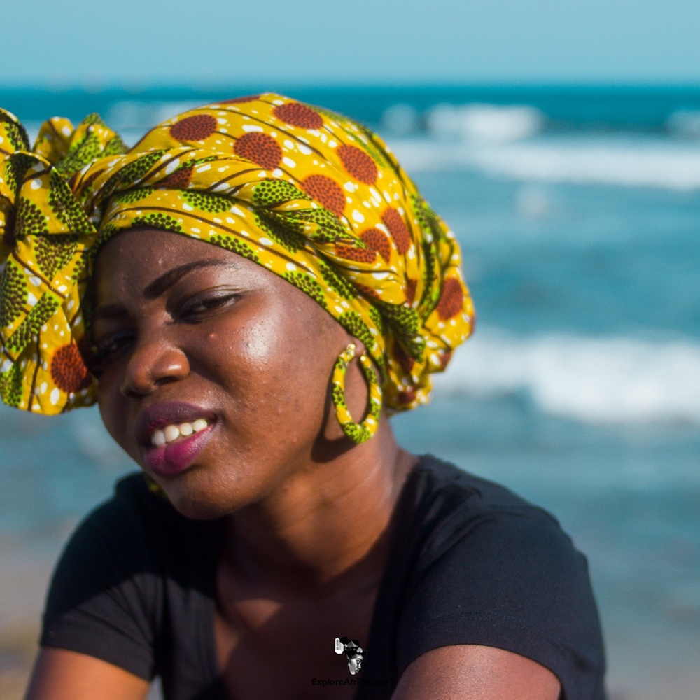 Head Wrap Only: African Print Ankara Headwrap - 2 - Picture 3 of 4